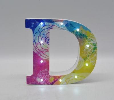 Beautiful and Colorful MDF LED Decoration Light