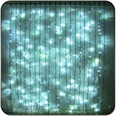 Customizable Christmas Connectable Quality Random Colorful Twinkle Lights Behind Curtain with High Brightness LED