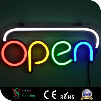 LED Neon Billboard of Open for Shop Decoration