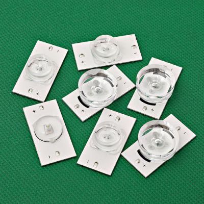 3V SMD Lamp Beads with Optical Lens Flite for 32-65 Inch LED TV Repair Work LCD TV LED Bead 3V 6V TV Backlight LED