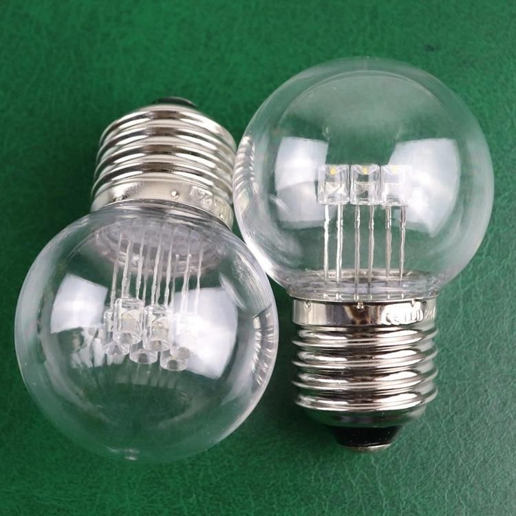 Outdoor IP65 Waterproof Small Decoration Bulb G45 E27 Lamp