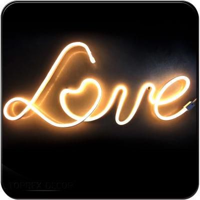 LED Modeling Lamp Letter Design Decorative Neon Light