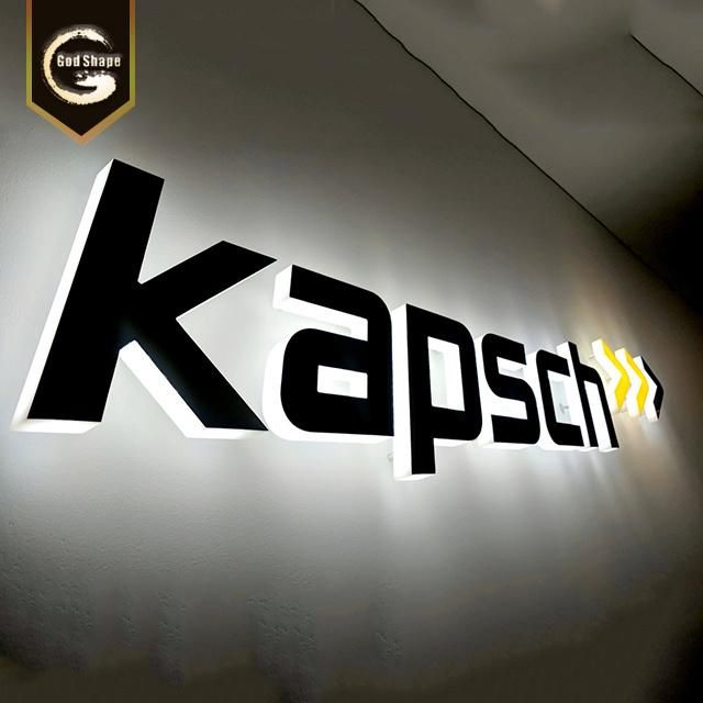 3D LED Backlit Stainless Steel Letters