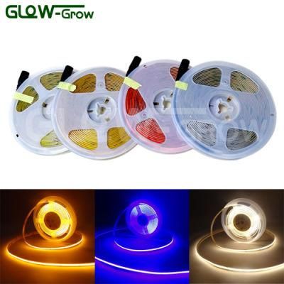 Red LED COB Flex Strip Light with High Brightness for Kitchen Decor