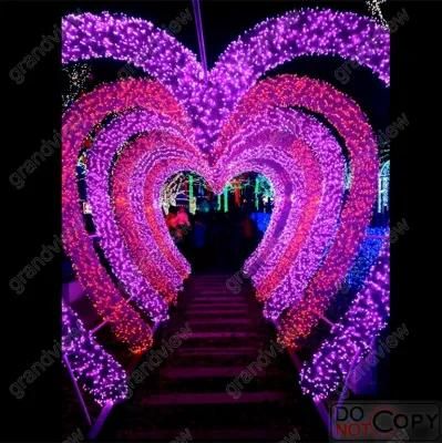 Heart Design LED Holiday Light for Wedding Decoration with LED String Light