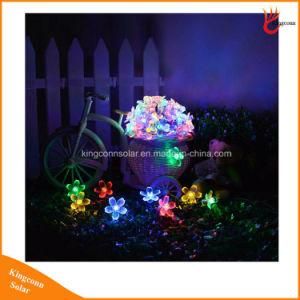 Solar Powered Pearch Blossom LED Garden Decorations String Light for Lawn Park Wedding Beauty Lighting