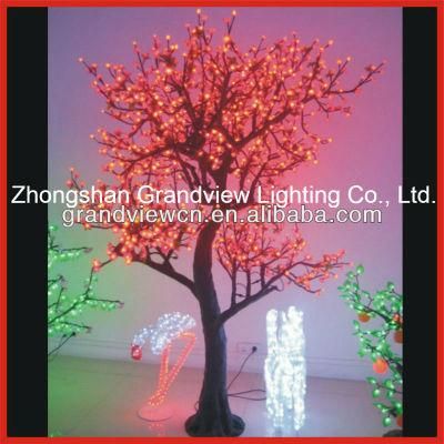 Made in China Outdoor IP68 LED Red Cherry Blossom Tree Light Popular in European