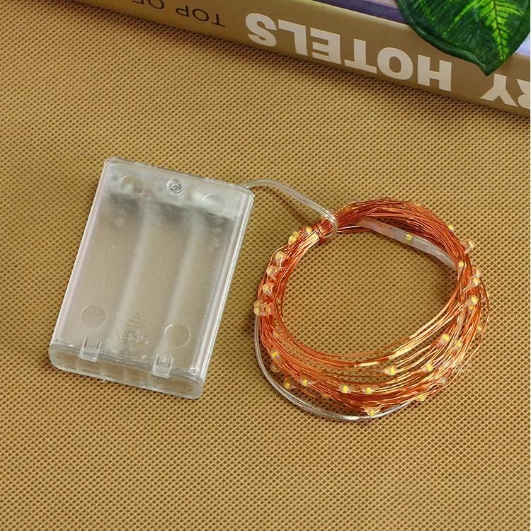 2m 5m 10m 4.5V AA Battery Powered Copper Wire LED String Light Holiday Decorative Lighting
