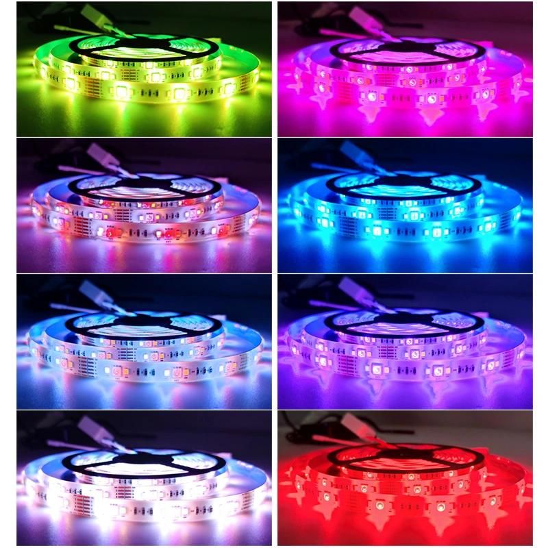 Nightclub Decoration Christmas RGB Color LED Strip APP Controlled IP65 Colorful RGB Strip Light