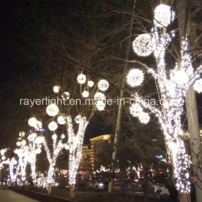 Customized Large Motif Ball Lights for Outdoor Christmas Decoration