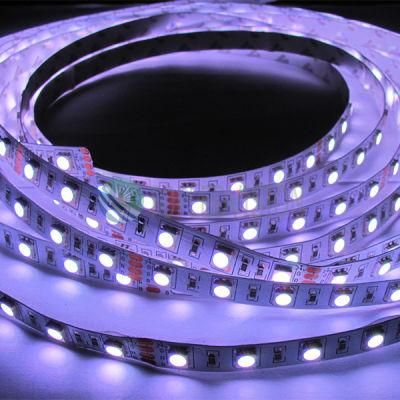 High Quality Colourful SMD5050 RGB Flexible LED Strip 30LEDs/M with Ce, RoHS