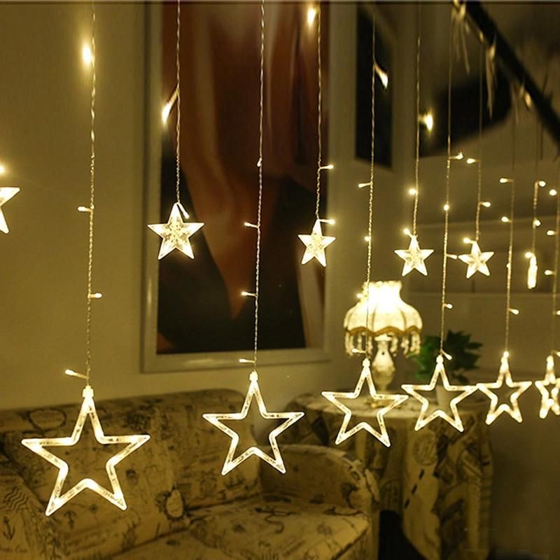 Star LED Christmas Curtain Decoration Light