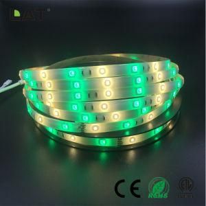 High Brightness DC12V DC24V IP65 SMD5050 Green+2835ww Cw 10m 36 60 120LEDs/M Flexible LED Strip Tape Ce ETL UL