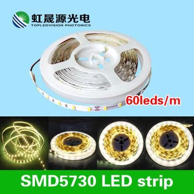 50-60lm High Brightness SMD5630/5730 Flexible LED Strip Light 60LEDs/M with IEC/En62471