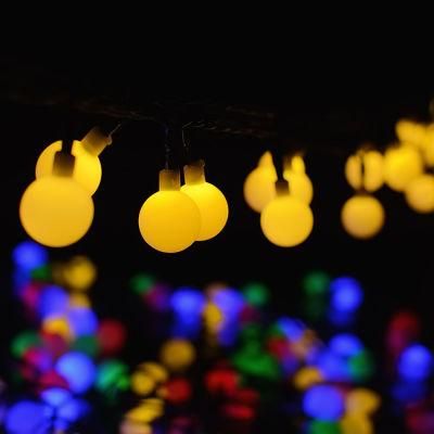 High Quality Solar Powered Operated&#160; LED&#160; String&#160; Lights&#160; Holiday Outdoor&#160; Christmas Decoration LED&#160; String&#160; Light Bulb