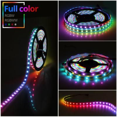 5V 12V Ws2811 Ws2812 Ws2812b Ws2815b LED Strip Lights Dream Fullcolor Running Changing Color LED Strip Light