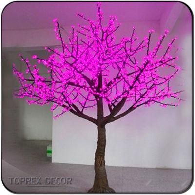 Quality Wholesale LED Christmas Light Show Customizable Color Optional Artificial Cherry Tree
