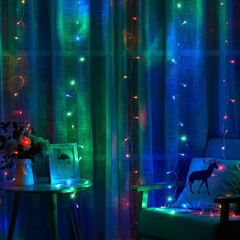 Outdoor Connectable LED Window Curtain String Light