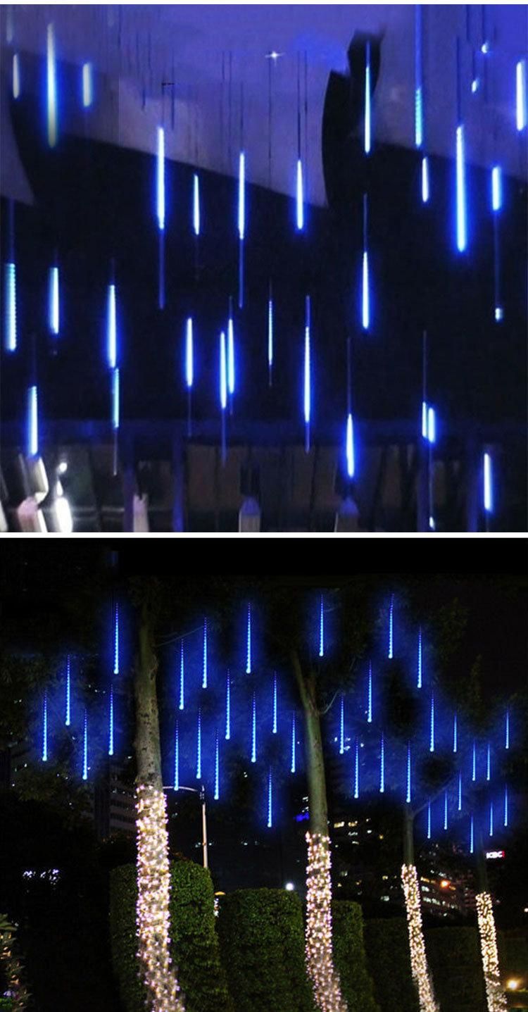 Outdoor Christmas Tubes LED Rain Meteor Shower Motif Lights