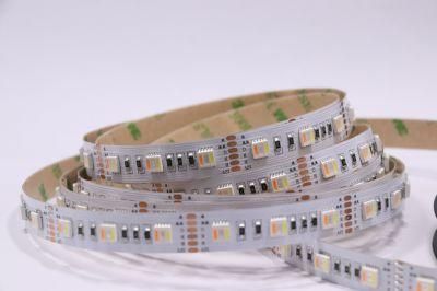 5050 SMD Rgbww 5 Color in One LED Strips Waterproof LED Flexible Strip Outdoor Christmas Lights  LED Soft Lamp Strip