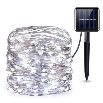 Solar String Lights Waterproof Copper Wire Lamp Christmas for Garden Decoration