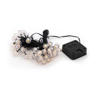 Solar Lamp String Bubble Lights Ball ED Crystal Ball Color Lamp Christmas Light Decorated