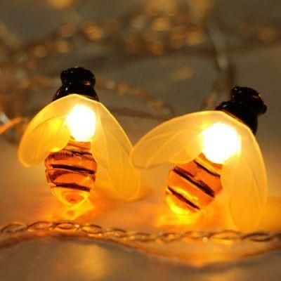 Factory Superb Quality Waterproof LED Bee Shape String Light