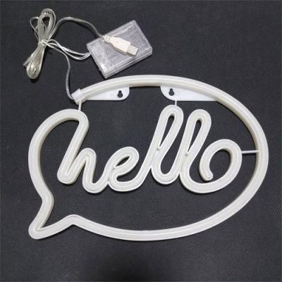 Hot Sale Sample Available Popular Fashion Waterproof Acrylic LED Neon Flex Strip Neon Sign Custom