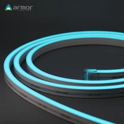 LED RGB Neon Rope Lights Multicolor Dimmable Neon Light Strips with Remote Control