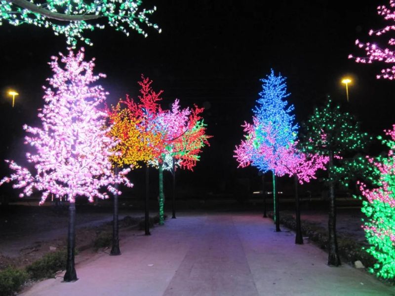 Yaye CE & RoHS Approval Outdoor LED Palm Tree Lights/Outdoor LED Palm Tree with 2 Years Warranty