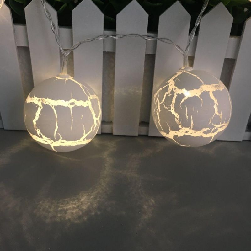 LED Easter Egg Crack Ball Shape String Light for Christmas Party Home Decor