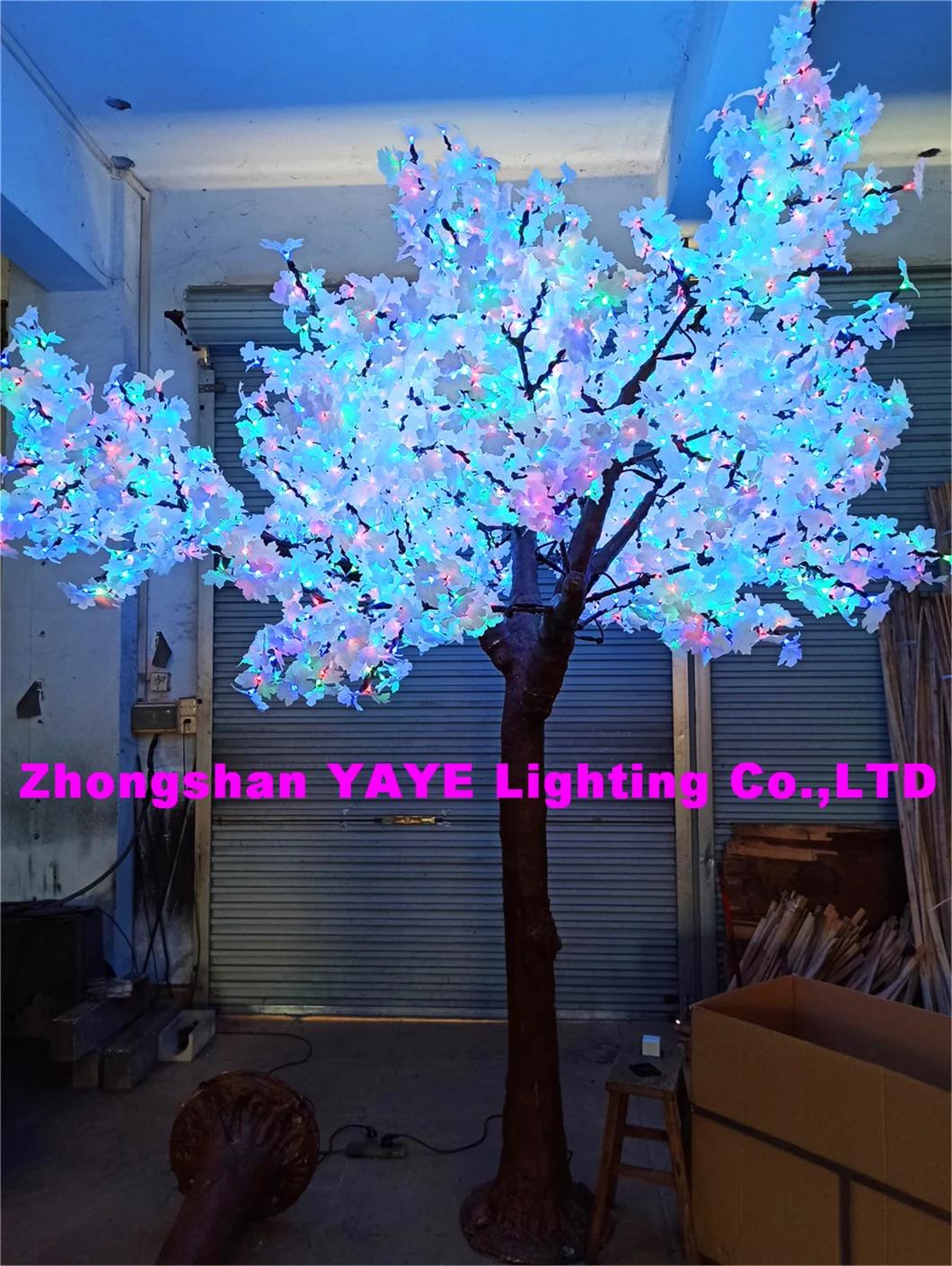 Yaye Hot Sell Outdoor LED Maple Tree Light / Pink LED Maple Tree /Lighted Maple LED Light