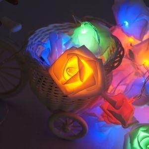 Rose Pendant LED Light RGB Holiday Time Lights Christmas Tree Decoration Lighting