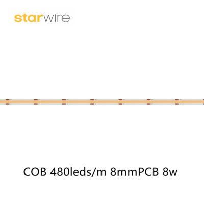 DC24V High Efficiency 8W 480LEDs/M COB LED Strip