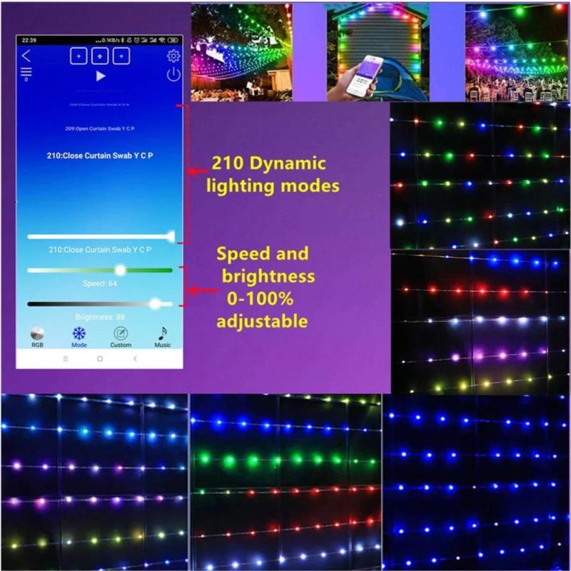 Color Changing Fairy String Lights Twinkle Lights with Remote and Adapter Firefly Lights for Bedroom Part