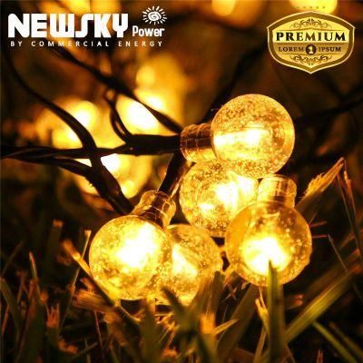 LED Solar Fairy Outdoor Lighting String Christmas Solar Lights for Landscape Garden