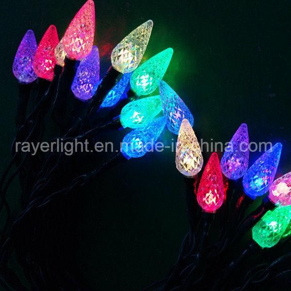 LED Battery Operated Christmas Lights with Strawberry Shell LED String Lights