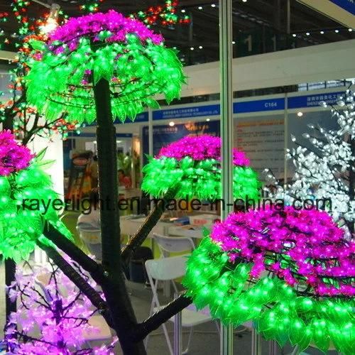 Outdoor LED Cherry Blossom Christmas Tree Lights Decoration