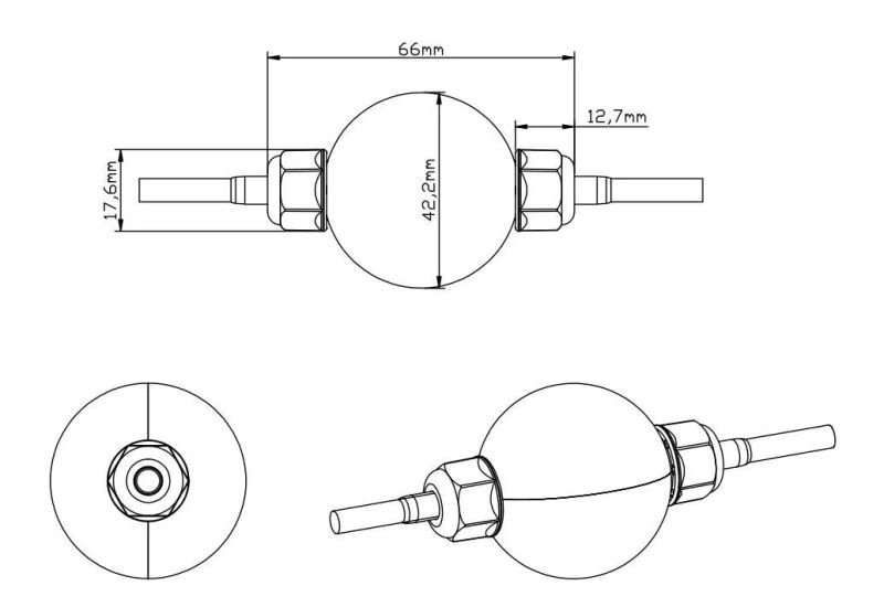 Low Voltage Approx. 1.2 Oz. Per Bulb 42mm 12VDC Pixel Light