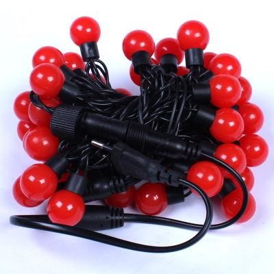 IP44 Outdoor LED Red Globe Ball String Light