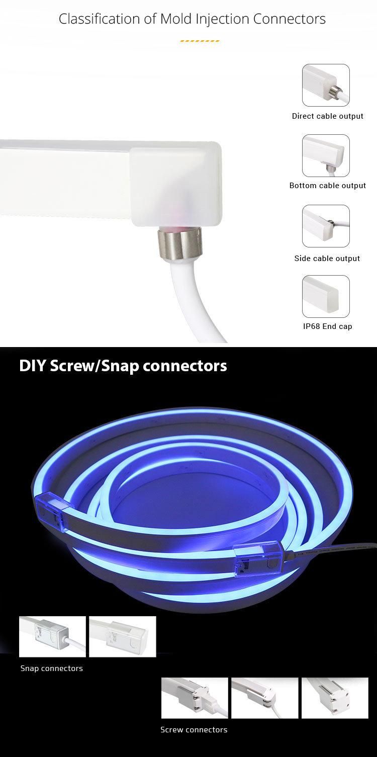 5050 RGBW 24V Waterproof Color Changing LED Rope Light