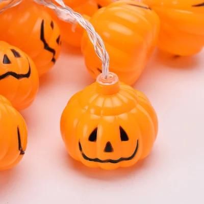 Halloween Pumpkin String Lights, Battery Operated String Lights for Halloween Decorations