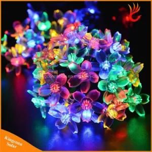 Outdoor Colorful Solar Powered LED String Light Festival Light for Christmas Tree Decorations Lighting