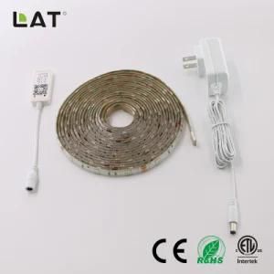 Smart Bluetooth High Brightness 24V 3m SMD5050 RGB 30/60/120LEDs Flexible LED Strip/Tape Ce/ETL/UL