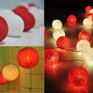 Lovely All-Match LED Cotton Ball Lights for House/Room/Bookstore Decoration