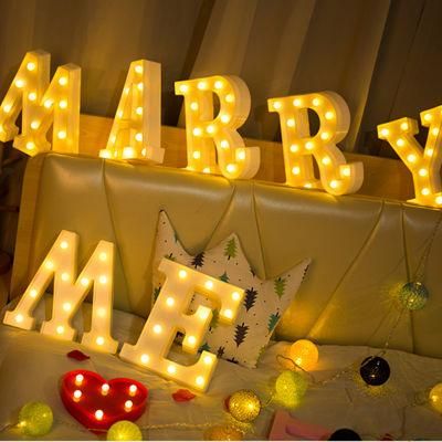 Custom Alphabet Arabic Number Marquee Lights 3D LED Letter Sign Night Light Outdoor for Bar Hotel Wedding Festival Decoration