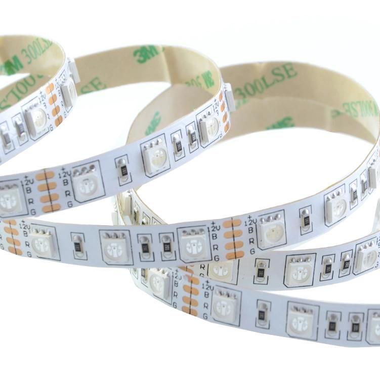 5050 60Leds/M Flexible Rgb Led Strip 12V Flexible Metal Strips