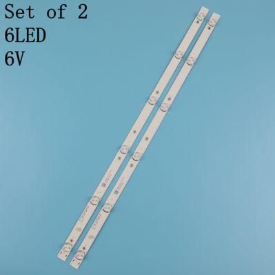 Universal 32inch TV Backlight Strip 6 LEDs (6V) for Ms-L1343-V2 L. D32061330-081as-M Fzd-03 E348124 Hm 36V Ms-L1343