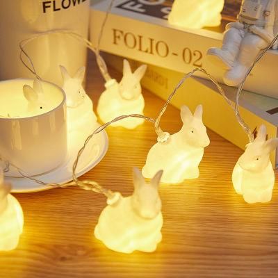 Easter Decorative Rabbit Pendant LED String Light