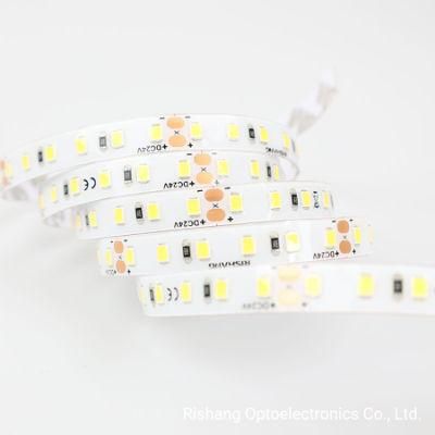 Heat Shock Resistant 60LEDs DC12V White 6500K CE RoHS UL IP65 Waterproof Silicone Casing Flexible LED Strip